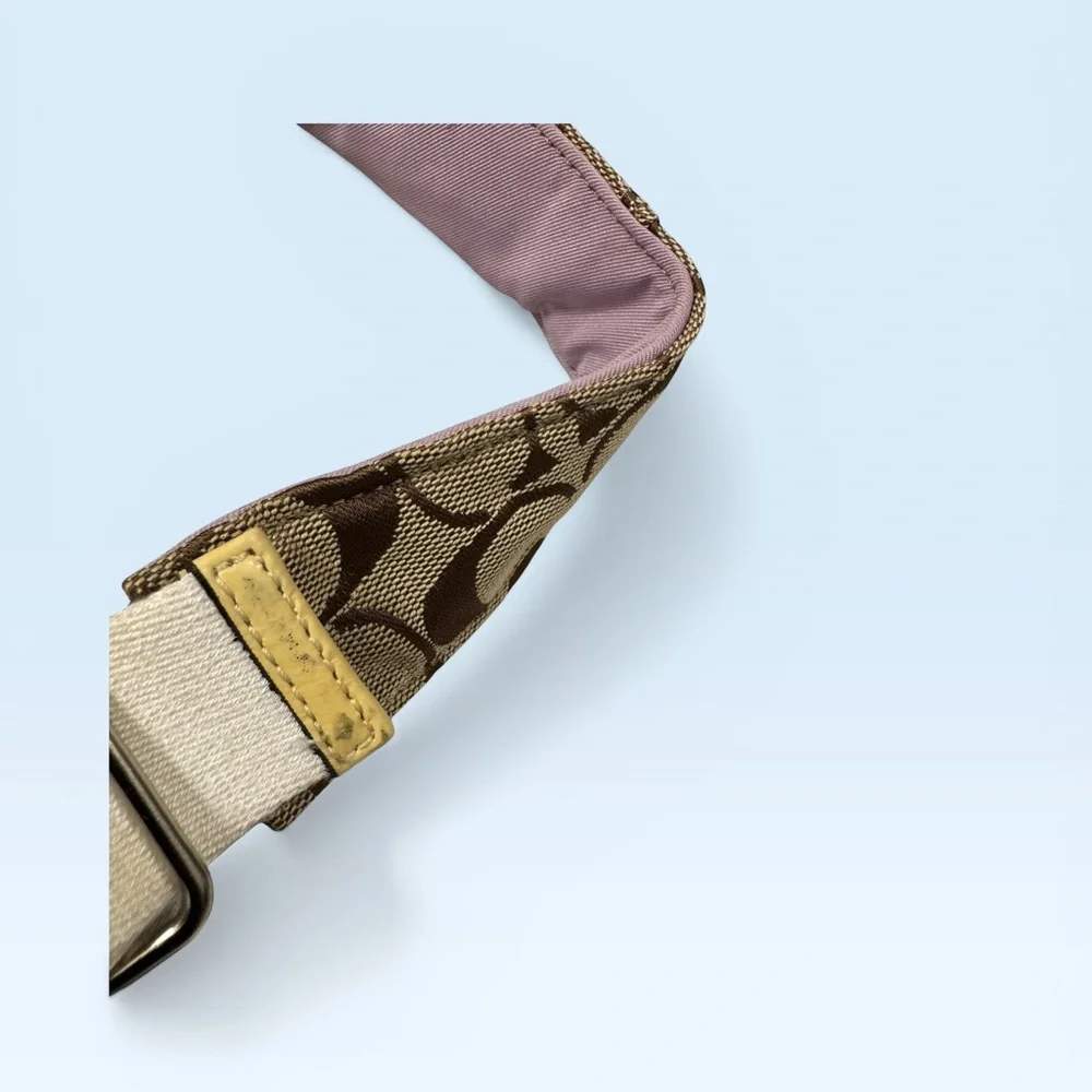 Coach Y2K Monogram Visor Brown Lilac - Picture 6 of 7